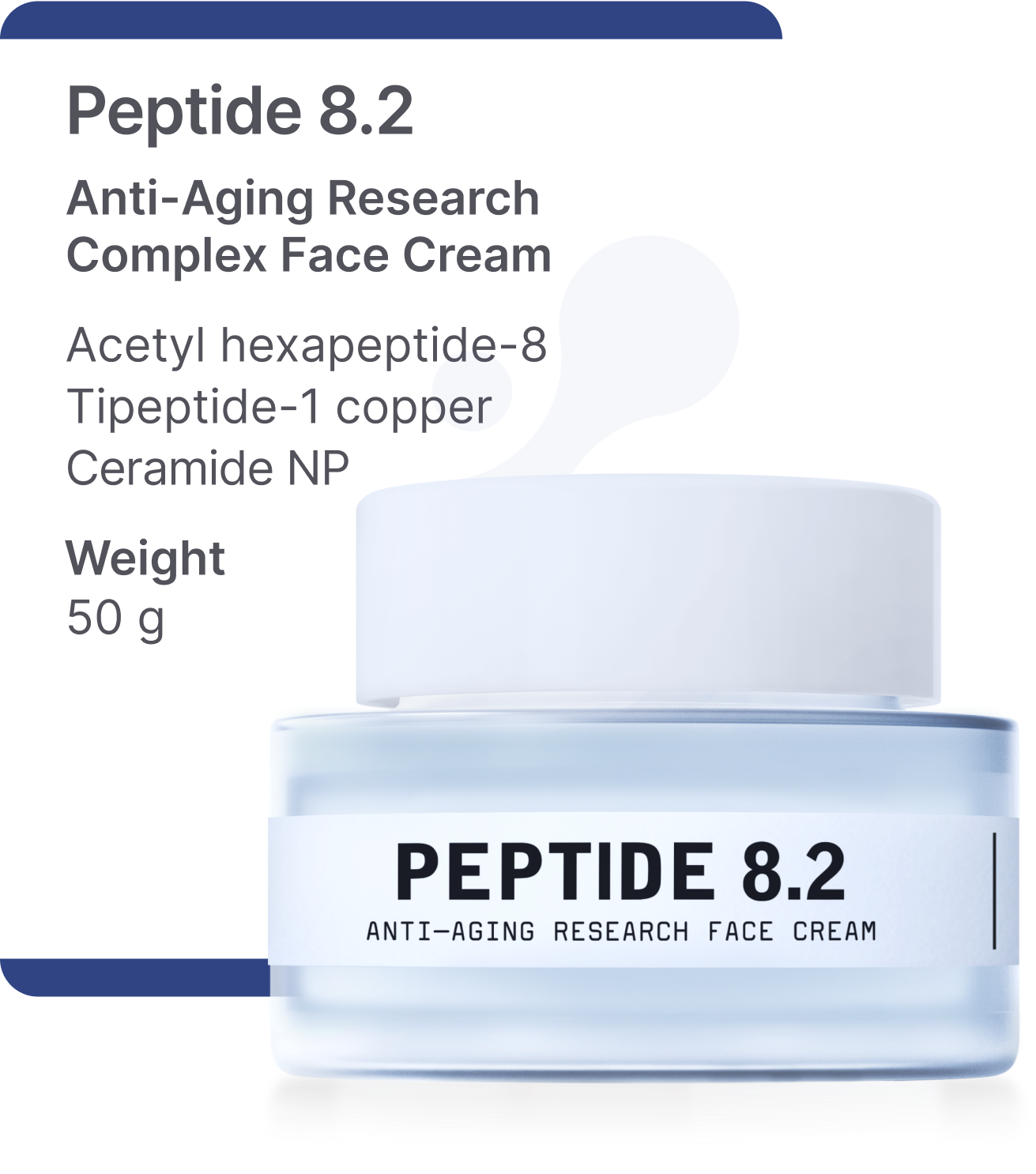 PEPTIDE 8.2 - Advanced Anti-Aging Research Complex Face Cream